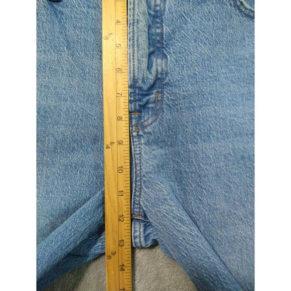 Madewell Jeans Womens 31 Blue The Perfect Vintage Wide Leg High Rise Stretch - Picture 4 of 10